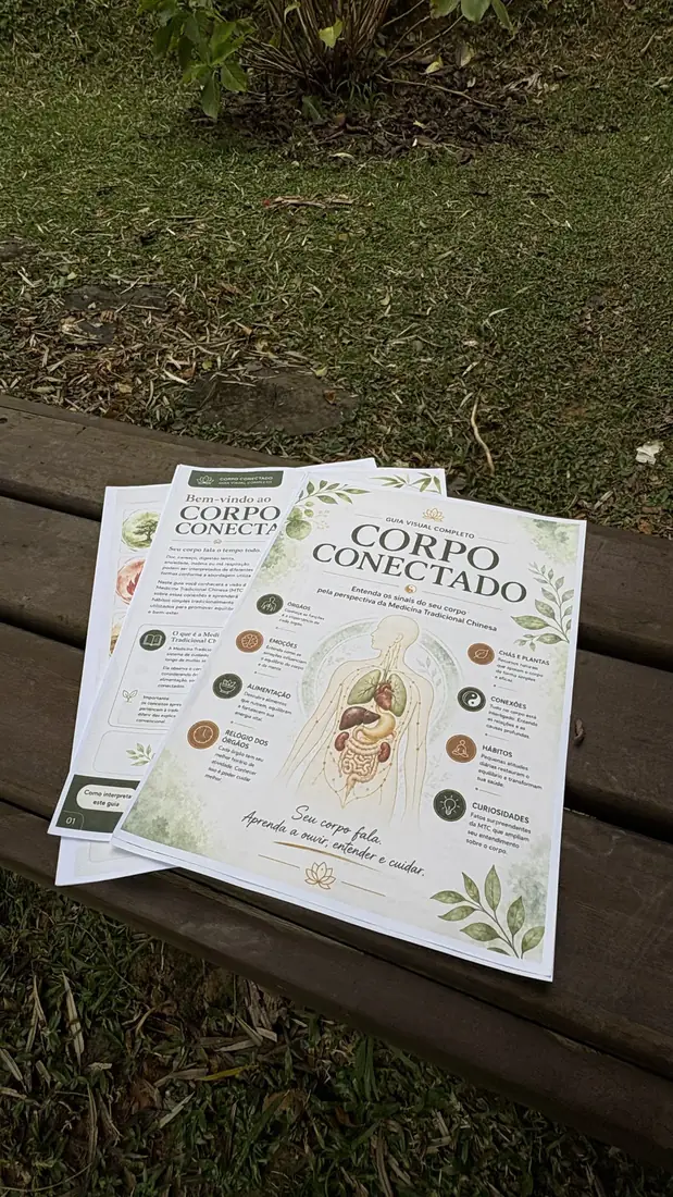 Cliente usando o Corpo Conectado impresso ao ar livre